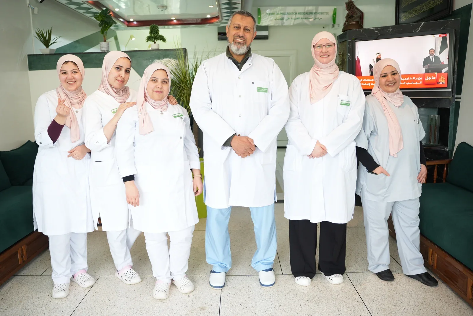 Le Dr Najib Boudra et l’équipe du Boudra Fertility Center à Fès